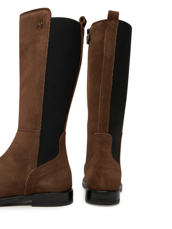 Tommy Hilfiger Kozačky Tommy Hilfiger T4A6-34034-1429 Hnědá