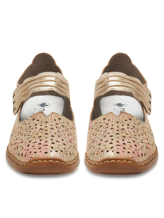 Rieker Īsi apavi Rieker 41399-92 Bēšs