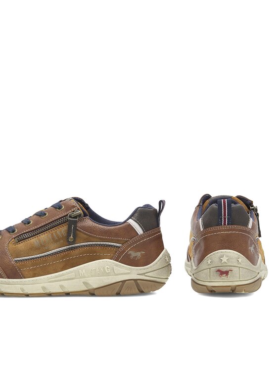 Mustang Sneakersy Mustang 4160-302 Brązowy