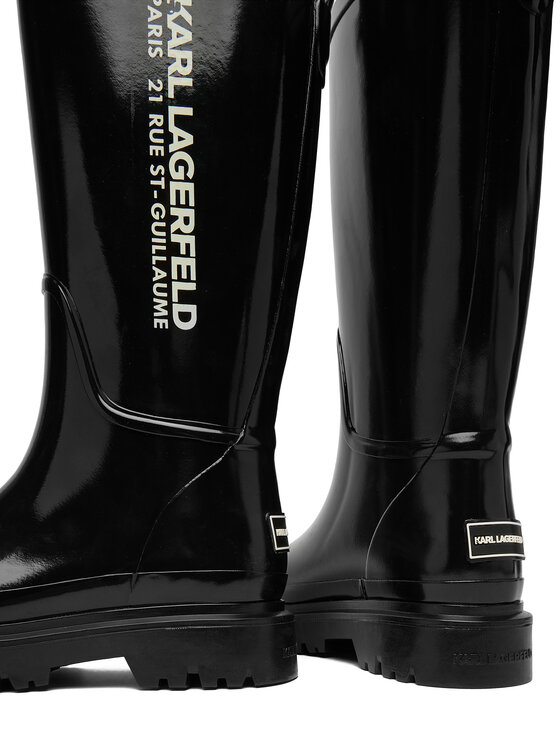 KARL LAGERFELD Γαλότσες KARL LAGERFELD KL47180S Μαύρο