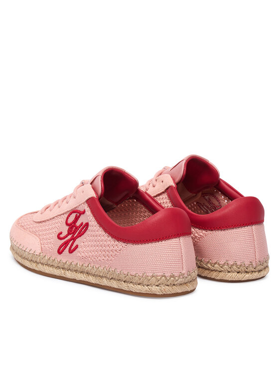 Tommy Hilfiger Espadrilės Tommy Hilfiger Th Heritage Rope Sneaker FW0FW09406 Rožinė