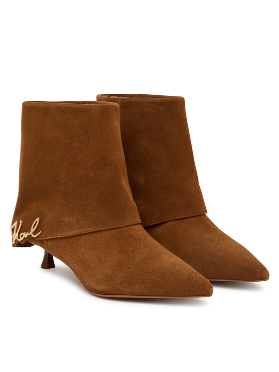 KARL LAGERFELD Ботильйони KARL LAGERFELD KL30142 Коричневий