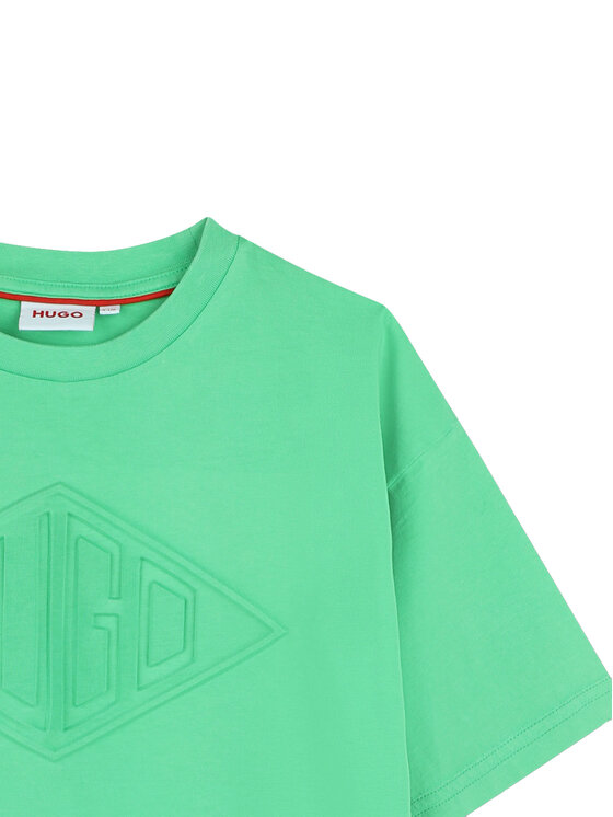 HUGO HUGO T-shirt G00337 S Verde Regular Fit