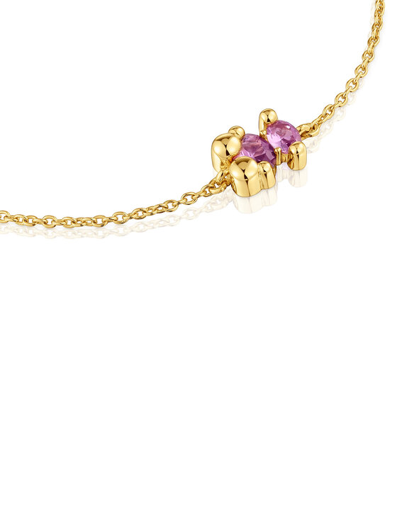 TOUS Náramok TOUS Bold Bear Lab 1004253800 Zlatá