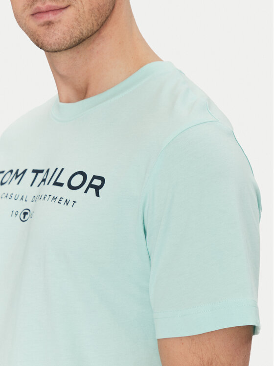 Tom Tailor Tom Tailor T-shirt 1045773 Zelena Regular Fit