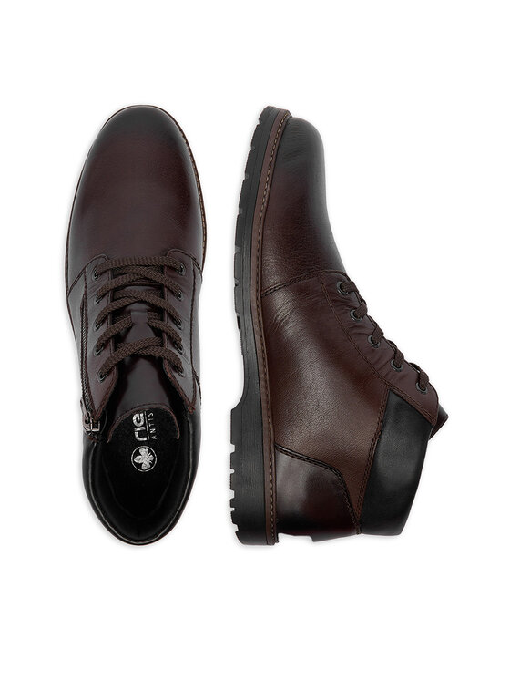 Rieker Šnurovacia obuv Rieker 10502-25 Hnedá