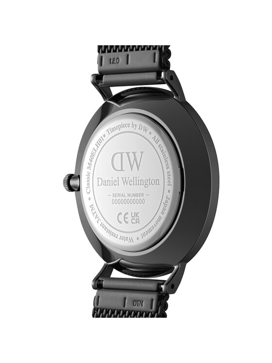 Daniel Wellington Pulkstenis Daniel Wellington Classic Multi-Eye Ashfield Onyx DW00100714 Melns