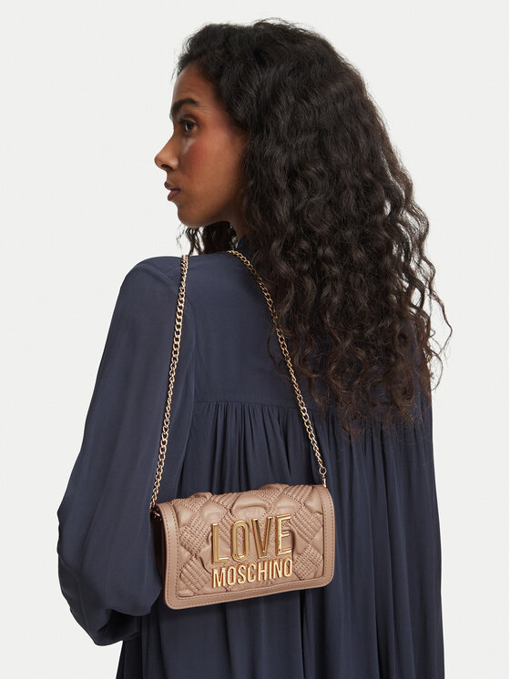LOVE MOSCHINO Torebka LOVE MOSCHINO JC5603PP1PL1010A Beżowy