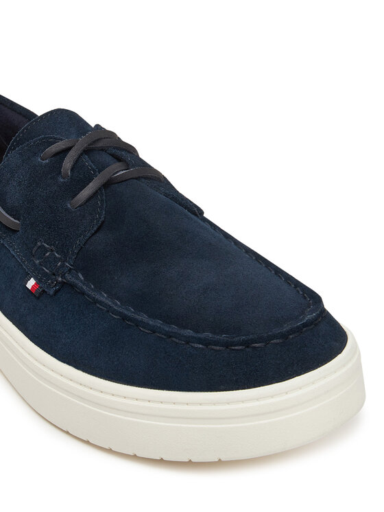 Tommy Hilfiger Scarpe basse Tommy Hilfiger Modern Light Hybrid Suede Boat S FM0FM05352 Blu scuro