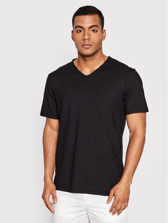 United Colors Of Benetton United Colors Of Benetton Majica 3JE1J4264 Črna Regular Fit