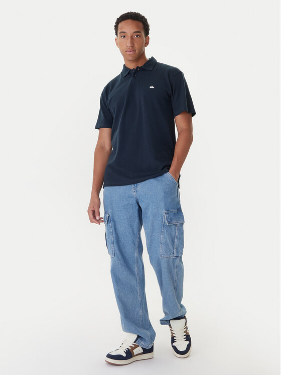 Quiksilver Quiksilver Polo Pique EQYKT04392 Azul marino Regular Fit