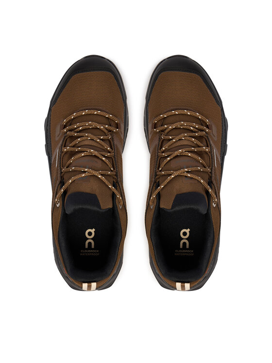On Trekking čevlji On Cloudrock Low Waterproof 3MF10254228 Rjava