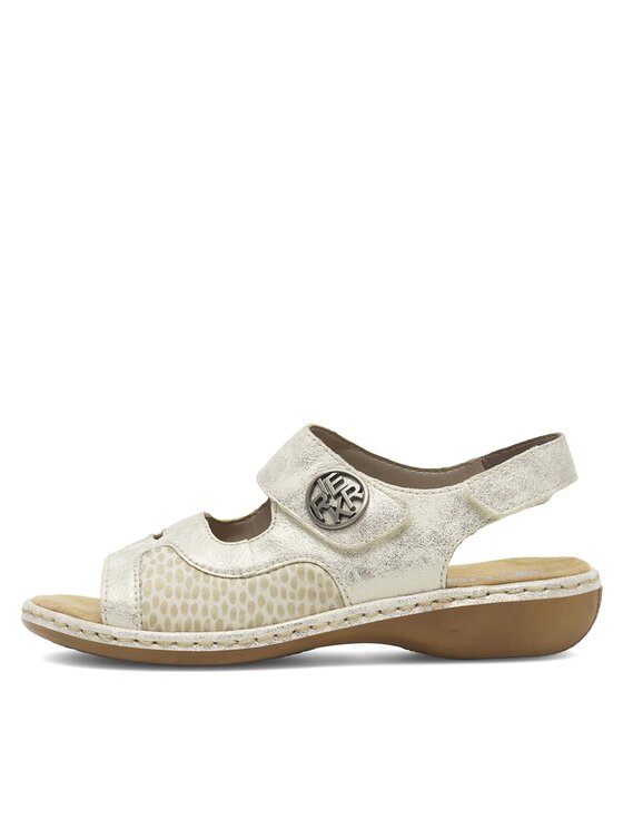 Rieker Sandály Rieker 65989-90 Écru