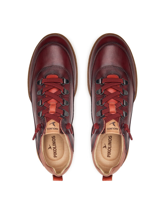Pikolinos Nizki čevlji Pikolinos Viana W7C-6918C1 Bordo rdeča