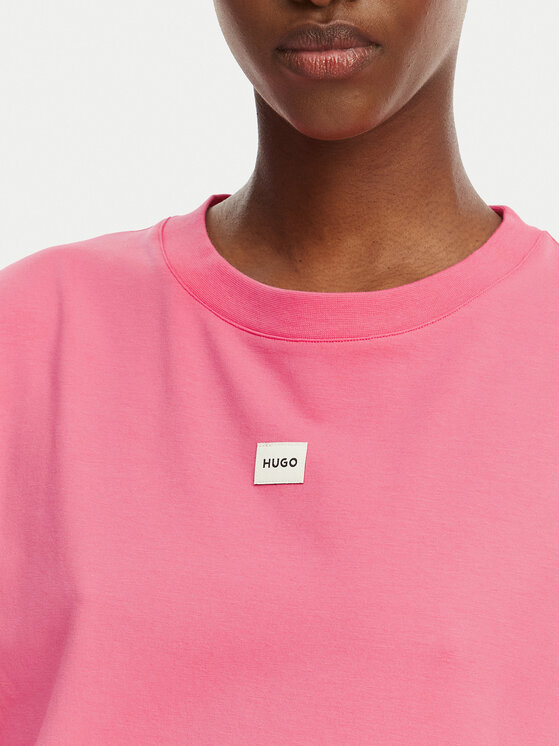 HUGO HUGO Camiseta Signature 50556807 Rosa Regular Fit