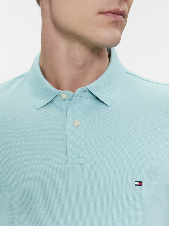 Tommy Hilfiger Tommy Hilfiger Polo marškinėliai 1985 MW0MW17770 Mėlyna Regular Fit