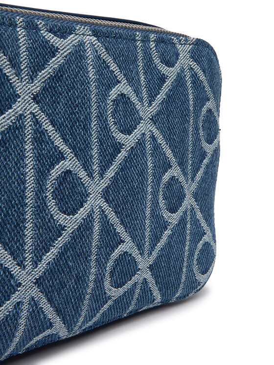 Calvin Klein Rankinė Calvin Klein Emblem Aop Denim Camera Bag LV04F3430G Mėlyna