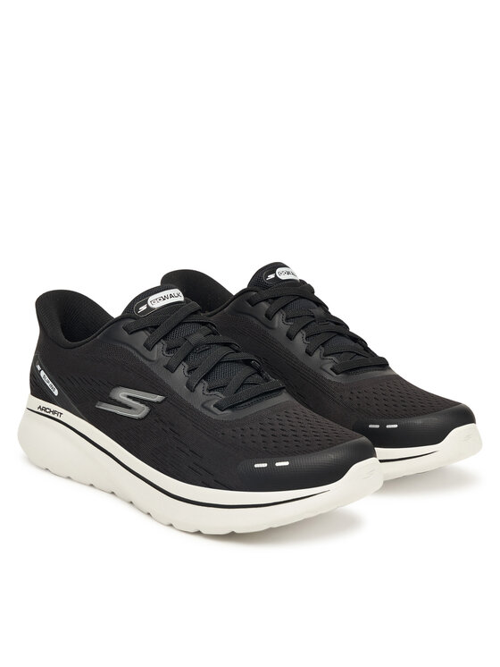 Skechers Sneakersy Skechers Go Walk Arch Fit N-Joy 217075 BKW Czarny