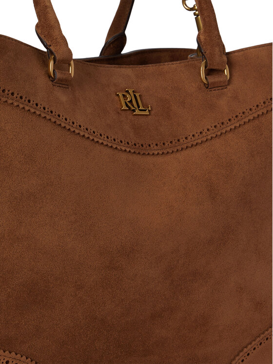 LAUREN RALPH LAUREN Ročna torba LAUREN RALPH LAUREN 431P15645001 Rjava