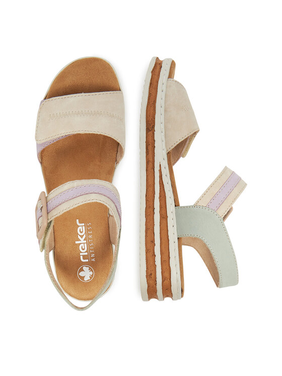 Rieker Sandali Rieker 62900-90 Beige