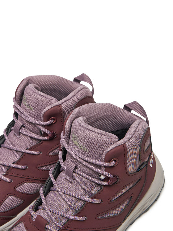Jack Wolfskin Трекінгові черевики Jack Wolfskin Woodland 2 Texapore Mid K 4059831 Фіолетовий