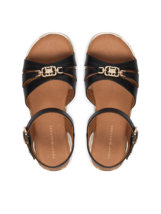 Tommy Hilfiger Sandály Tommy Hilfiger T3A2-34280-0326 M Černá