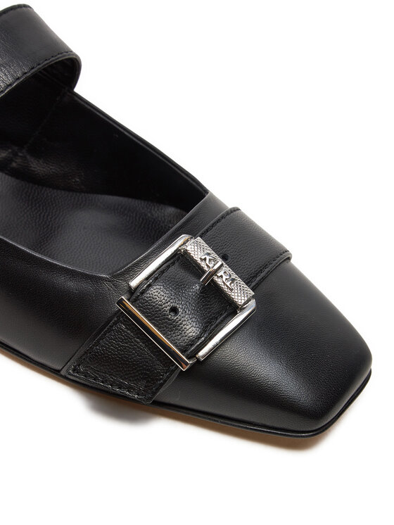 KARL LAGERFELD Балетки KARL LAGERFELD Konnie KL40186 Чорний