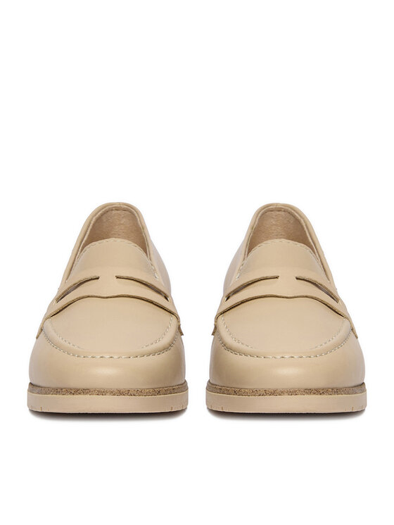 Rieker Loaferice Rieker 45300-63 Bež