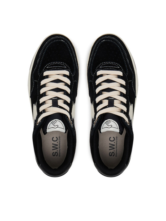 S.W.C Stepney Workers Club Sneakersy S.W.C Stepney Workers Club Pro Cup 01 S-Strike YQ02015 Čierna