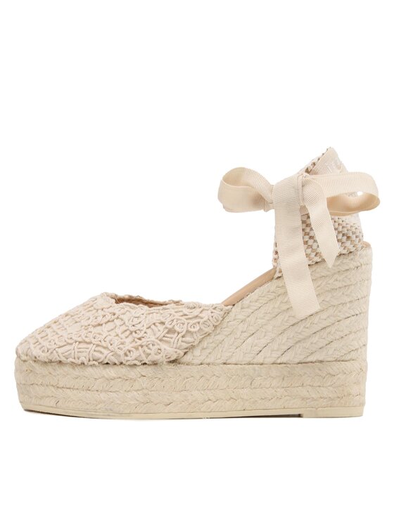 Manebi Εσπαντρίγιες Manebi Wedge Espadrilles G 4.3 WV Μπεζ