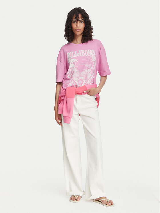 Billabong Billabong Camiseta Sweet Ride EBJZT00408 Rosa Oversize