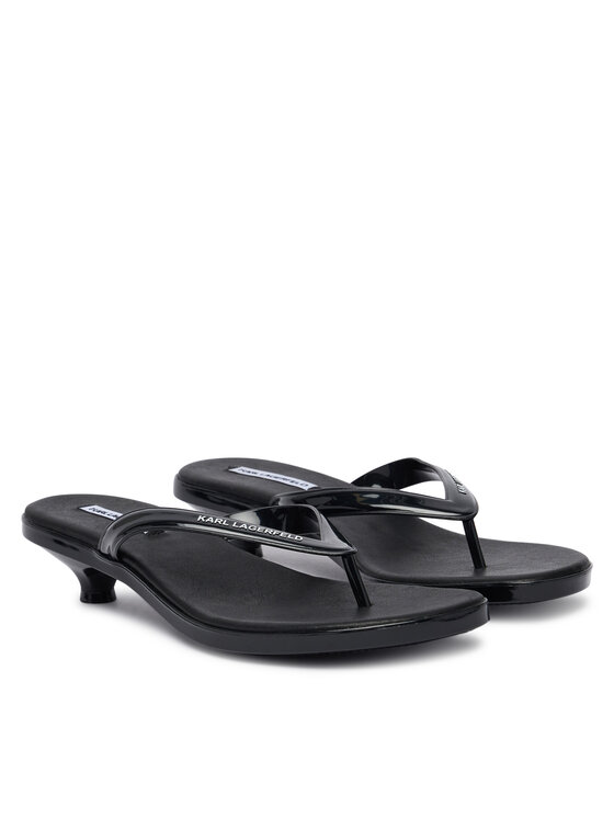 KARL LAGERFELD В'єтнамки KARL LAGERFELD Jelly Heel KL83006 Чорний
