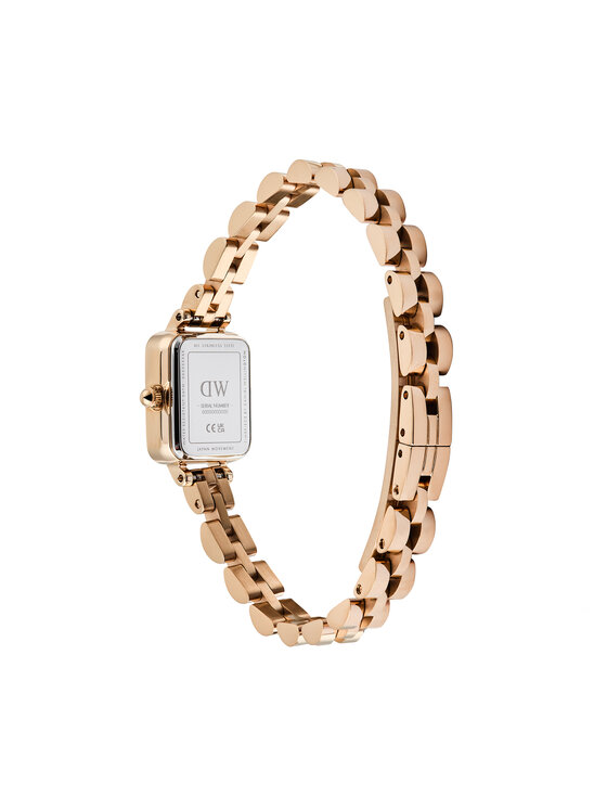 Daniel Wellington Pulkstenis Daniel Wellington Quadro Mini Arch DW00100847 Zelta