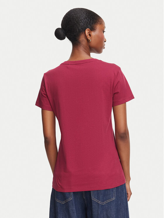 BOSS BOSS Camiseta C_Elove 50554696 Rojo oscuro Slim Fit