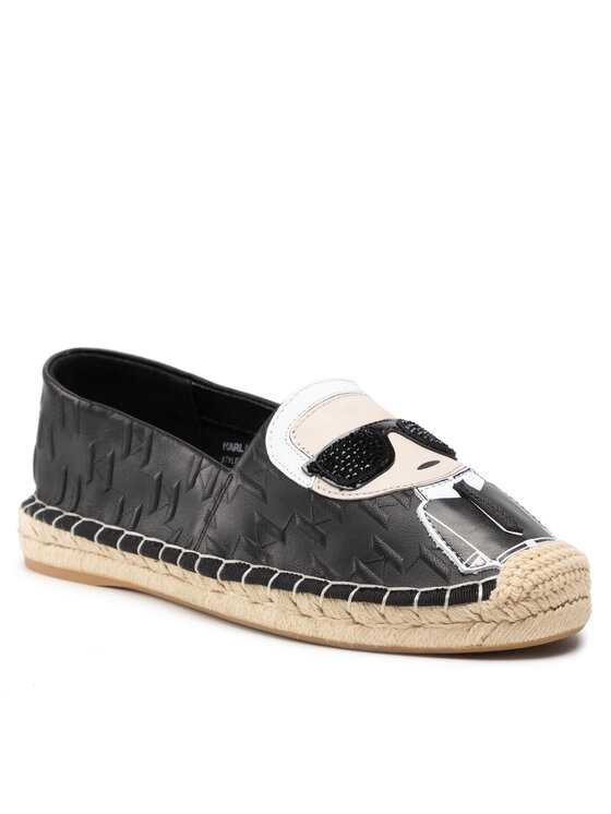 KARL LAGERFELD Espadrile KARL LAGERFELD KL80121 Črna