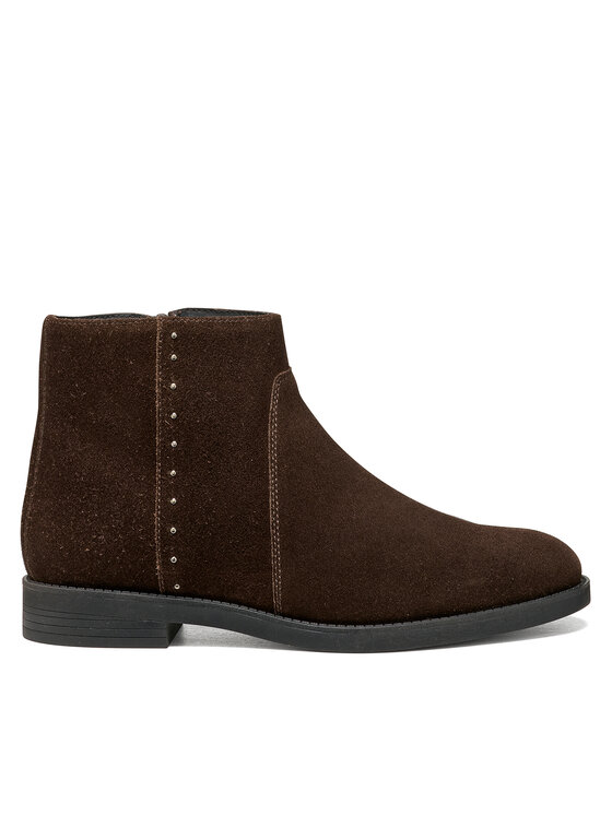 Geox Botki Geox D Esmeena D6811B 22 C6013 Brązowy ciemny