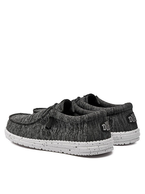 Hey Dude Mokasīni Hey Dude Wally Sport Knit 40536-066 Melns