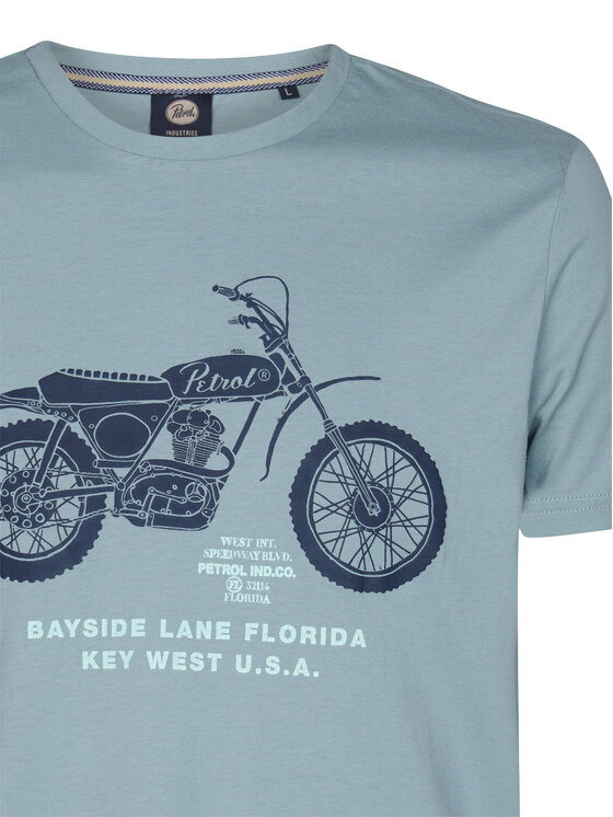 Petrol Industries Petrol Industries Camiseta M-1050-TSR707 Azul Regular Fit