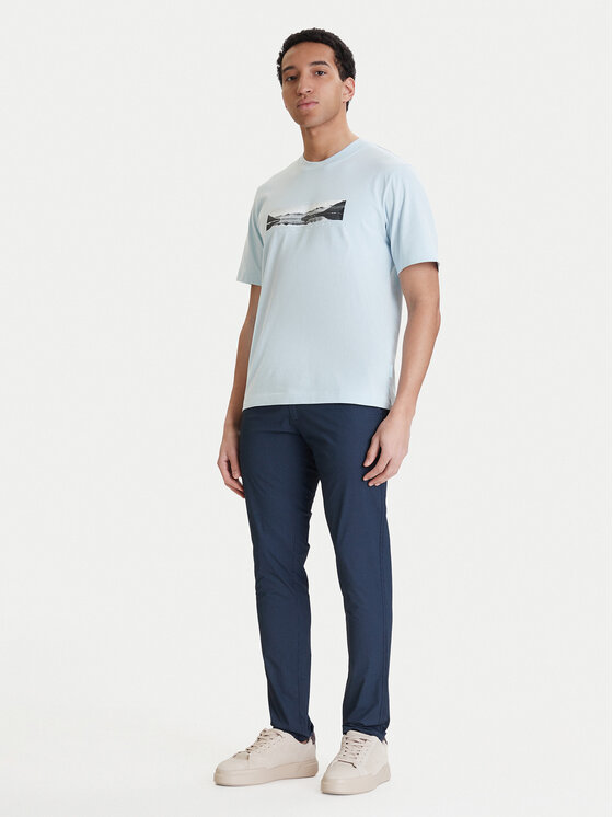 Jack & Jones Jack & Jones Camiseta Fusion 12289870 Azul claro Relaxed Fit