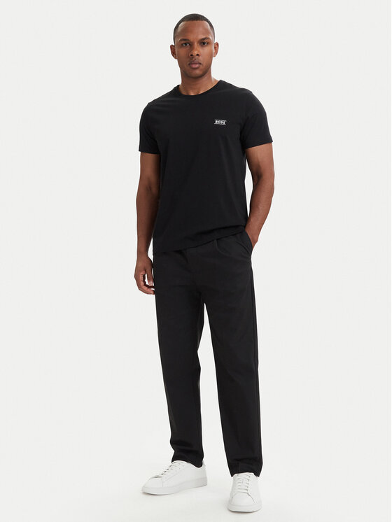 BOSS BOSS Camiseta 50565324 Negro Regular Fit