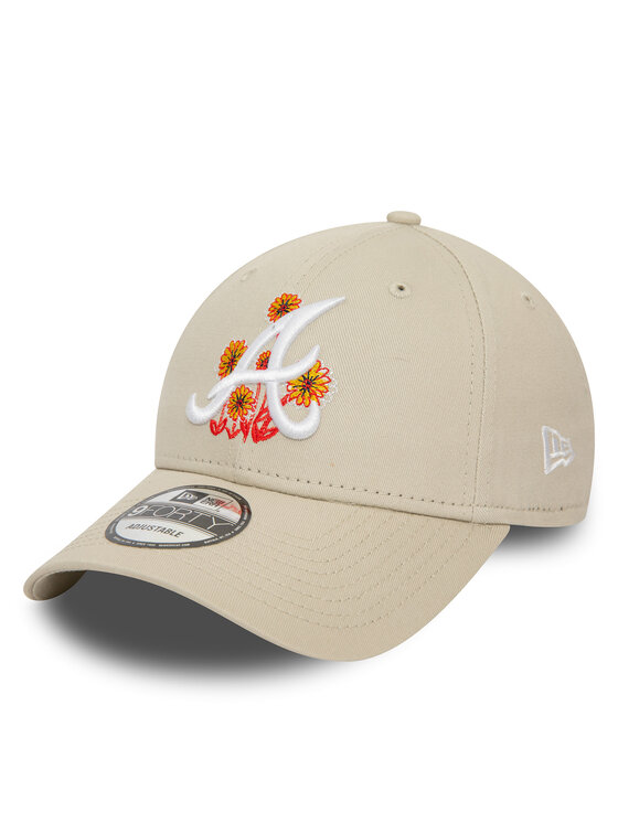 New Era Cepure ar nagu New Era Flower Icon 940 Braves 60435112 Bēšs
