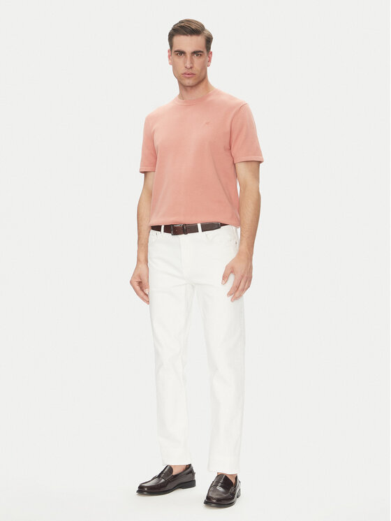 Calvin Klein Calvin Klein Majica Supima LV04LC333G Koral Regular Fit