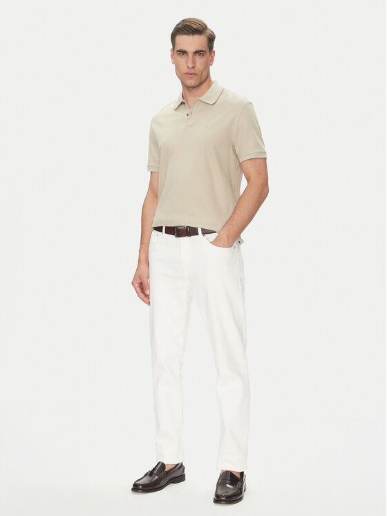 Calvin Klein Calvin Klein Polo LV04LC239G Beis Regular Fit