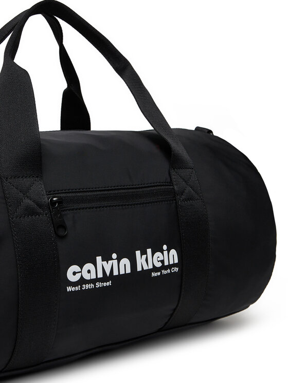 Calvin Klein Jeans Sportovní taška Calvin Klein Jeans Ckj Graphic Ck Crossbody Duffle LV04G3163G Černá