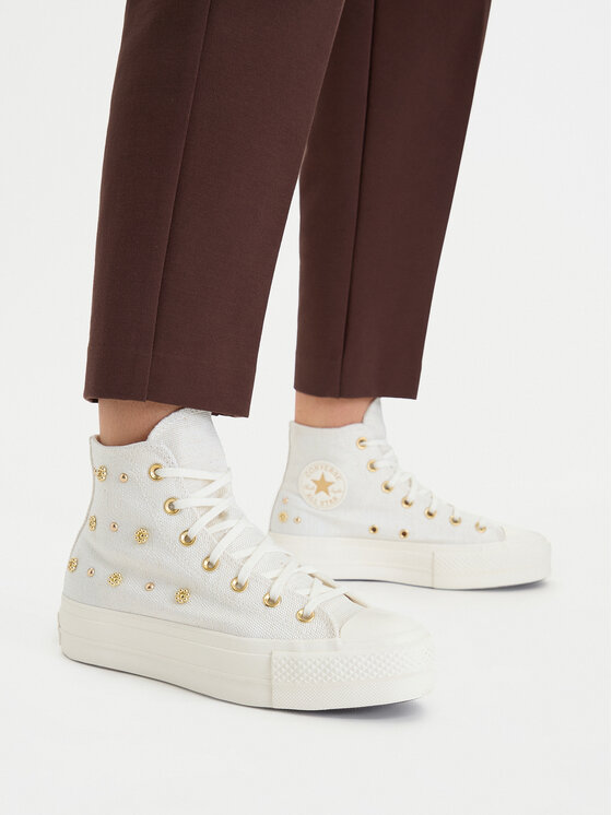 Converse Sportbačiai Converse Chuck Taylor All Star Heathered Glam A16892C Kreminė