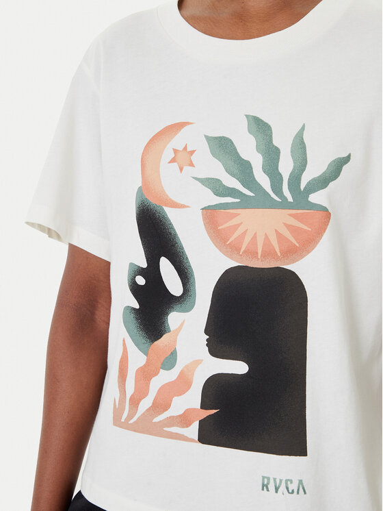 RVCA RVCA Camiseta Collage EVJZT00163 Blanco Easy Fit