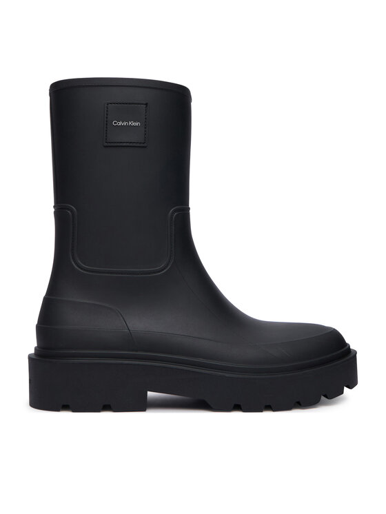 Calvin Klein Holínky Calvin Klein Combat Rain Boot HM0HM02243 Černá