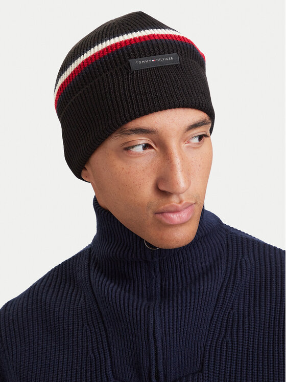 Tommy Hilfiger Čiapka Tommy Hilfiger AM0AM14534 Čierna