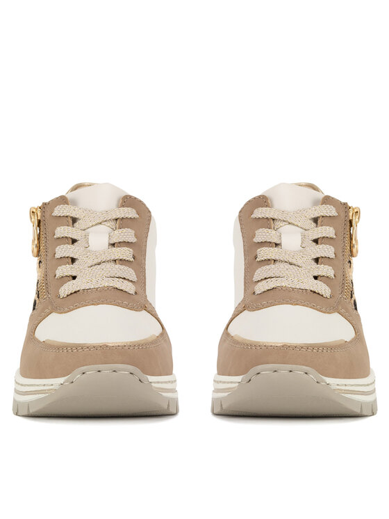 Rieker Sneakersy Rieker N8308-64 Béžová