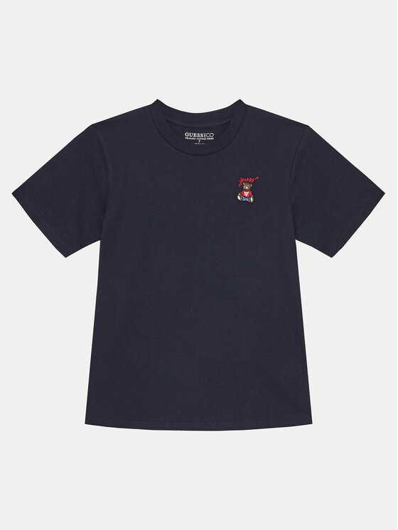 Guess Guess Футболка L5RI33 I3Z14 Cиній Oversize